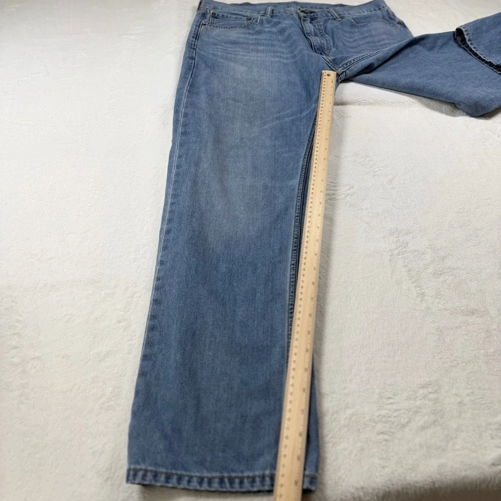 Levis 505 Regular Fit‎ Jeans Mens 38x32 Blue Good Medium Wash Straight Leg Denim